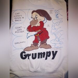 Vintage Walt Disney's Snow White Grumpy Sweatshirt XL Christmas
